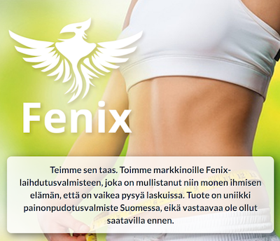 Fenix Rasvanpolttaja tehokkaaseen laihdutukseen